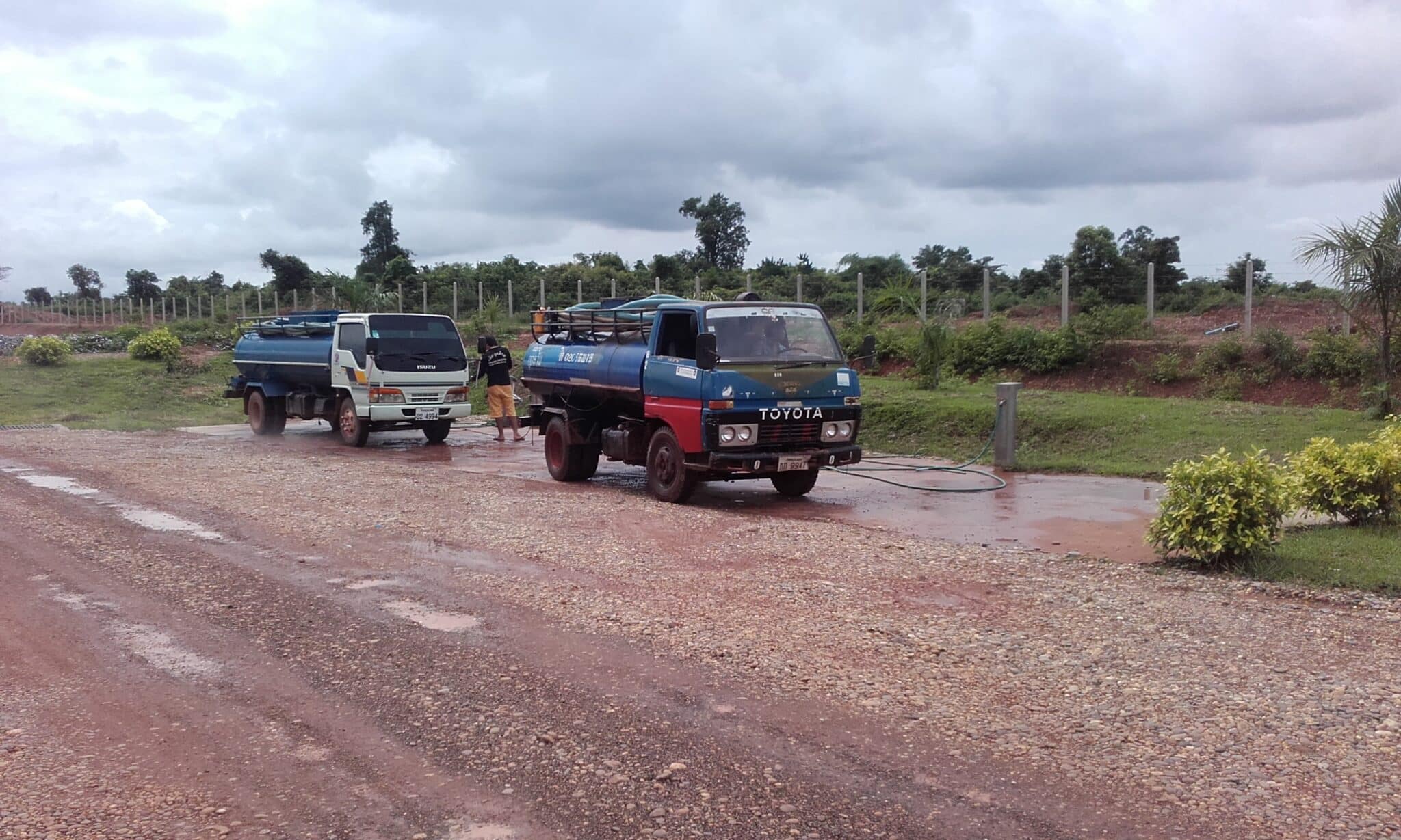 aire de lavage des camions