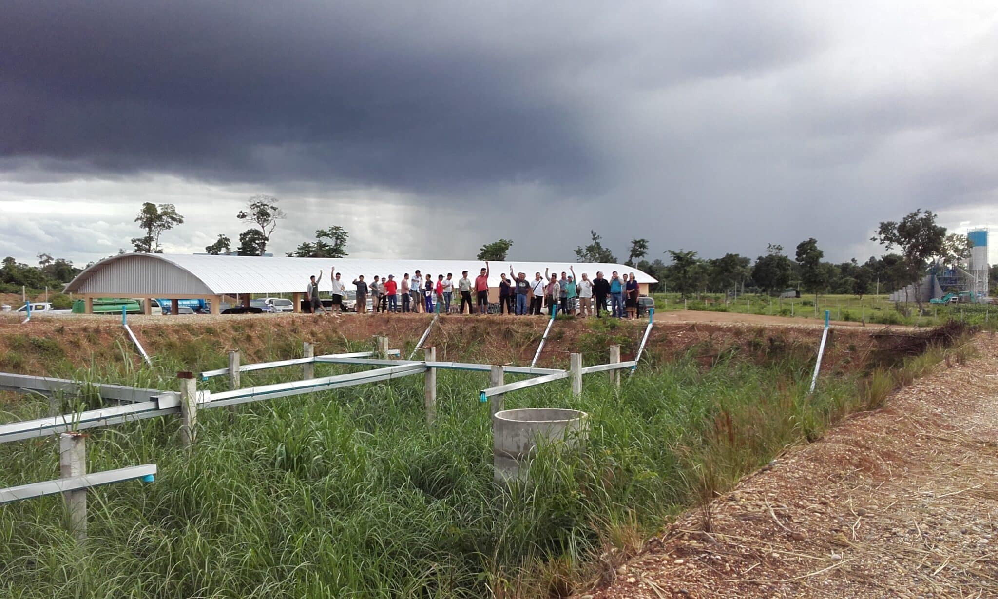vidangeurs à la station