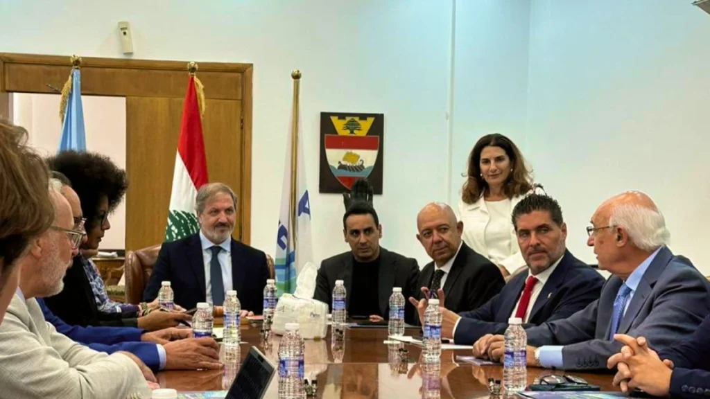 Délégation de l’AIMF réunie à Beyrouth dans le cadre de l’initiative Solidarité Liban